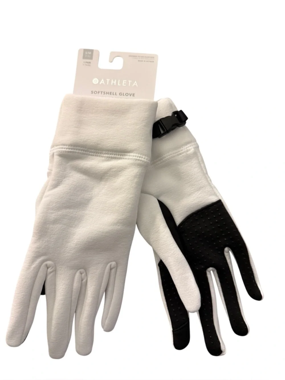 Athleta Soft shell Glove 2.0 in Bright White| Size: S/M